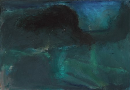 Let there be an expanse 110x90, pigment on canvas, 2012